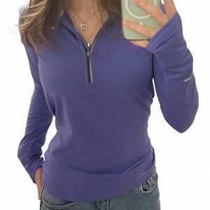 Nike Dri-Fit Women's Long Sleeve Top in Purple